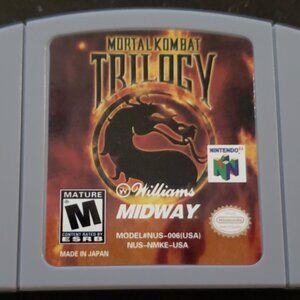 Mortal Kombat Trilogy Video Game Nintendo 64 N64